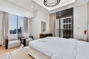 2 makuuhuonetta, silitysrauta/-lauta, ilmainen Wi-Fi, vuodevaatteet