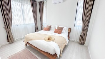 3 habitaciones, ropa de cama hipoalergénica y decoración personalizada 