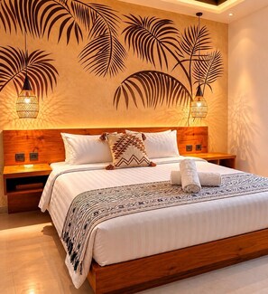 In-room safe, blackout drapes - Santai Suites Nusa Dua Bali (Nusa Dua)