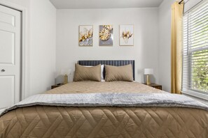 Iron/ironing board, travel cot, free WiFi, bed sheets