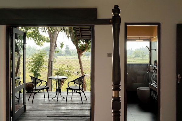 Superior suite, 1 slaapkamer, uitzicht op tuin | Uitzicht op de tuin