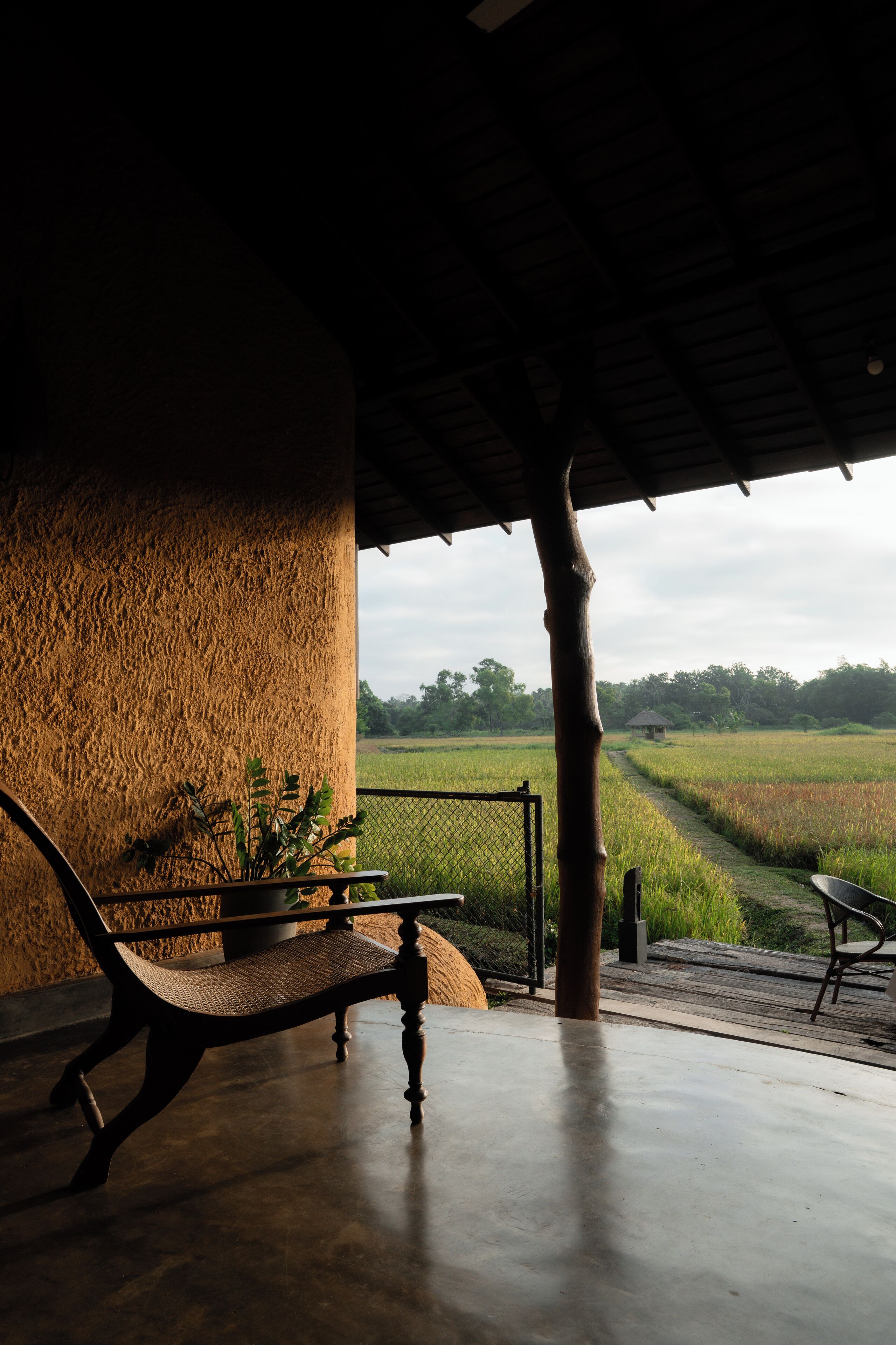 Coin salon dans le hall