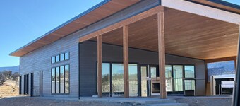 #53 Star-Gazing A-frame Cabin, King Bed, No Pets, Bathroom at bathhouse