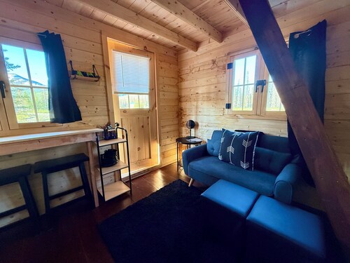 Aurora and Alpenglo Paired Lakefront Cabins