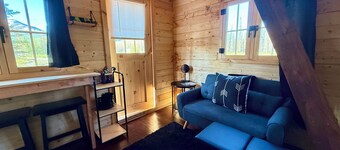 Aurora and Alpenglo Paired Lakefront Cabins