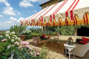 Terrace/patio - Castello Tiziano - Bagno a Ripoli, Florence Area (Città Metropolitana di Firenze)
