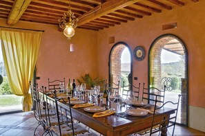 Dining - Villa Scuderie -  Guardistallo, Pisa (Guardistallo)