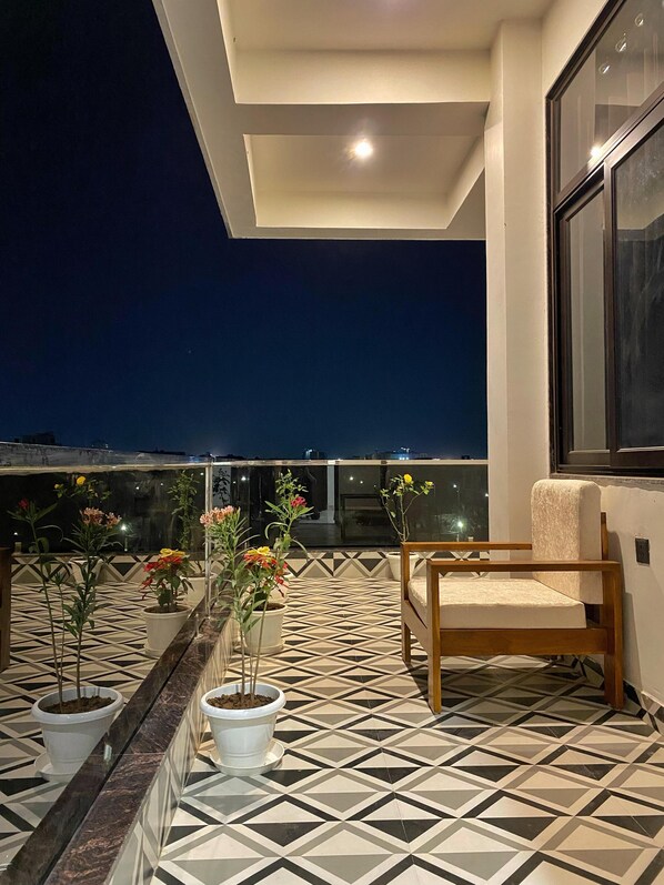 Vue depuis le balcon