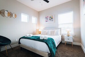 4 bedrooms, in-room safe, iron/ironing board, WiFi