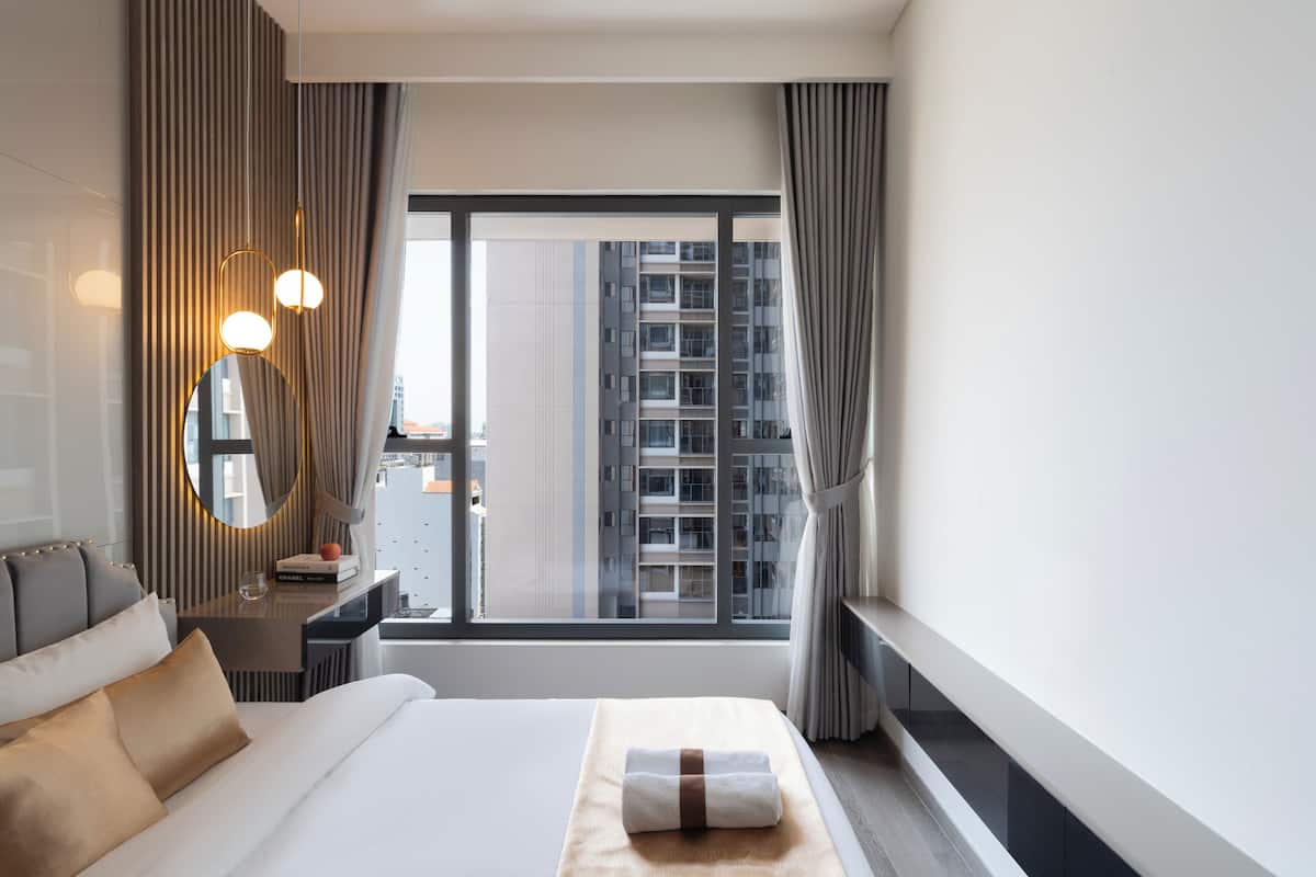 1 habitación, sábanas de algodón egipcio y ropa de cama de alta calidad