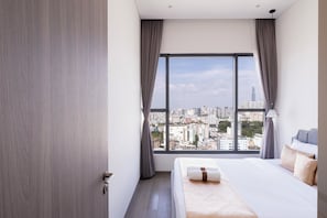 Familjelägenhet - 6 sovrum - tillgång till Club Lounge - utsikt mot staden | Utsikt från rummet