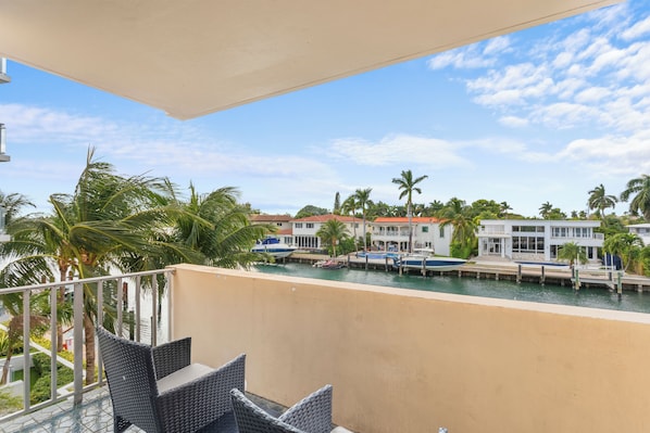 Apartment, Balcony, Bay View | Balcony - Bay Harbor Sunset Apt 3C (Bay Harbor Islands)