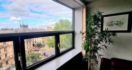 Sehr helle Wohnung im Zentrum der Stadt