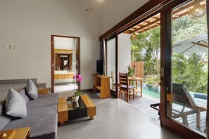 Villa, 1 Schlafzimmer, Talblick | Minibar, Zustellbetten, kostenloses WLAN, Bettwäsche