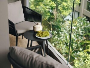 Deluxe-Apartment, Balkon | Terrasse/Patio