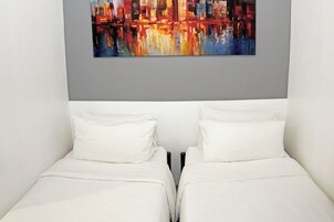 Blackout drapes, iron/ironing board, free WiFi