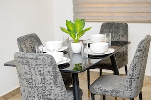 Dining room - Luxecom Apartments, Your Dream Stay Starts Here! (Madina)