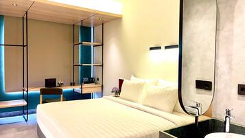 Standard Double Room, City View | Laptop workspace, free WiFi