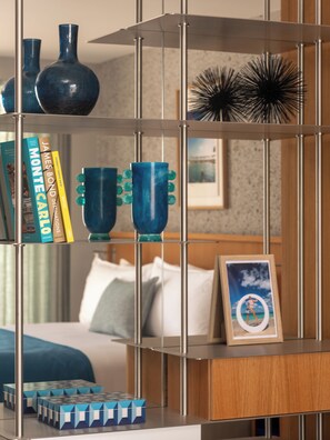 Superior Room, 1 King Bed, Balcony, Sea View | Minibar, in-room safe, blackout curtains, free cots/infant beds - Hôtel Les Roches – Relais & Châteaux (Le Lavandou)