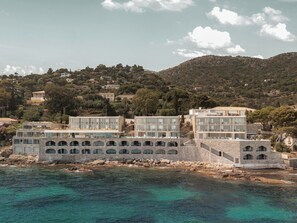 Façana frontal de l'allotjament