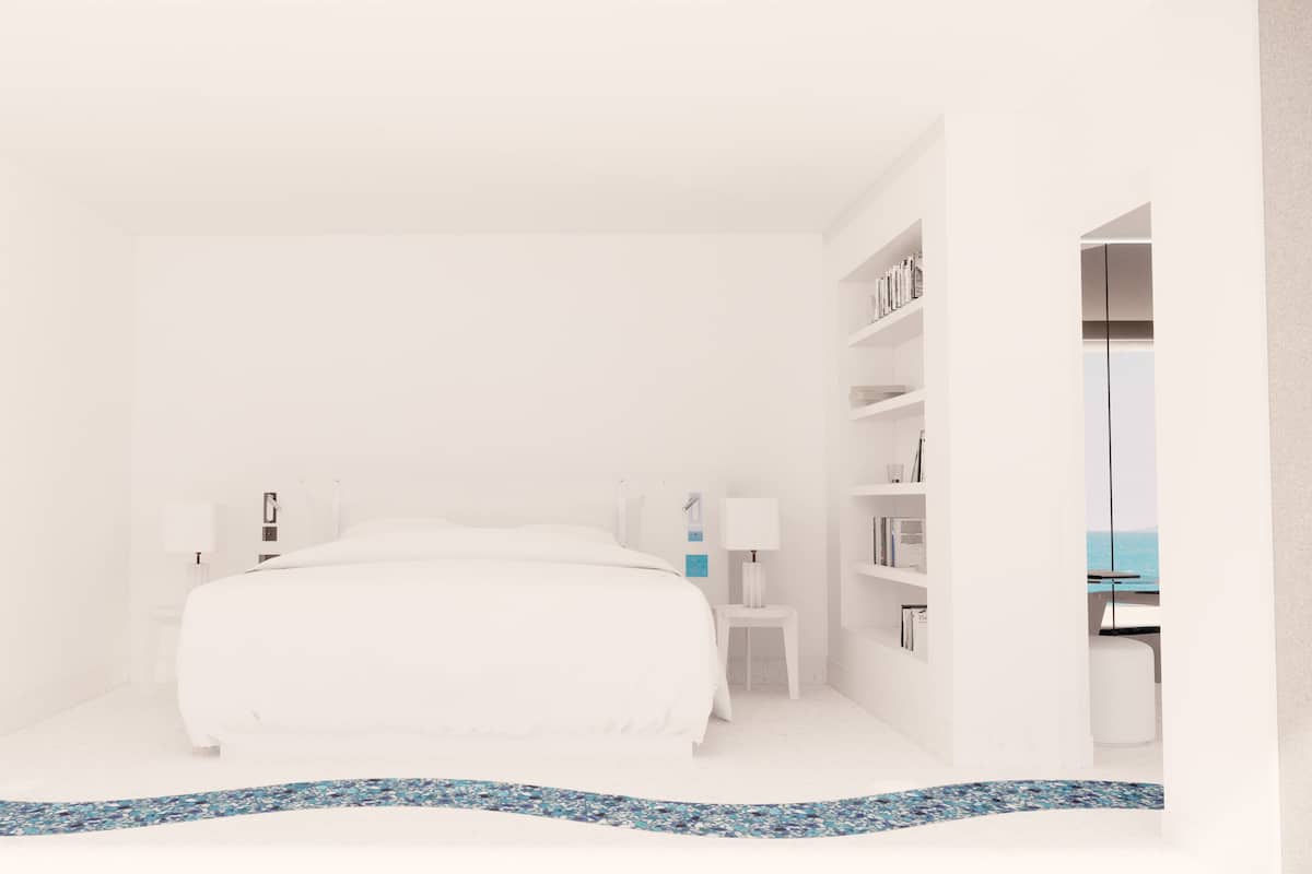 Prestige Suite, 1 king-size bed and 1 sofa bed, balcony, sea view | 2 bedrooms, minibar, in-room safe, blackout drapes