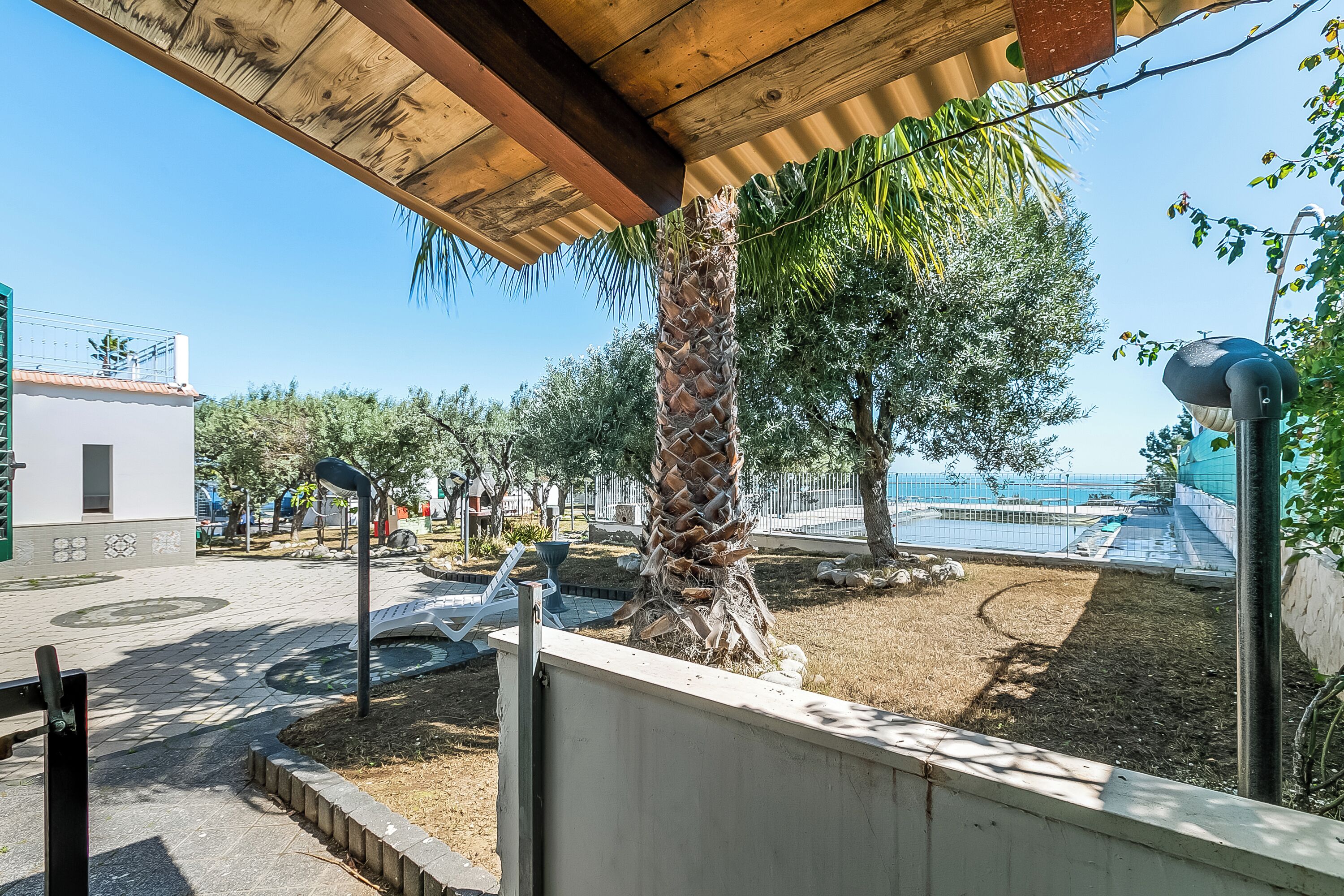 Udsigt fra overnatningsstedet