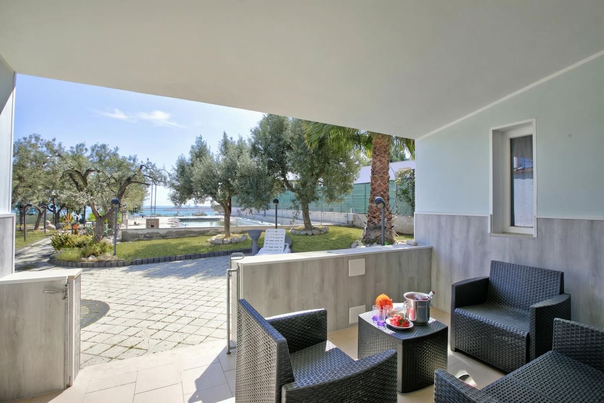 Family Διαμέρισμα, 1 Υπνοδωμάτιο, Βεράντα (Stella Marina Apartment 6) | Βεράντα/αίθριο