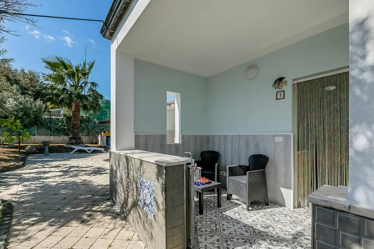 Family Διαμέρισμα, 1 Υπνοδωμάτιο, Βεράντα (Stella Marina Apartment 4) | Βεράντα/αίθριο