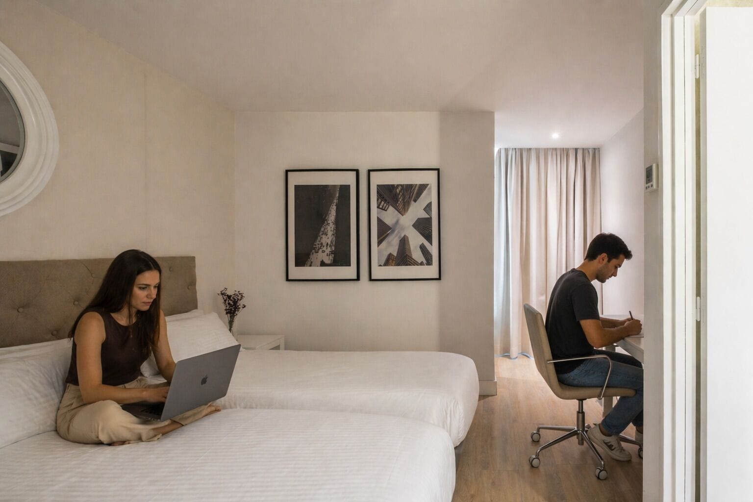 Twin Room | Système d’insonorisation, accès au Wi-Fi (inclus)