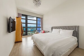 Tweepersoonskamer, balkon, uitzicht op oceaan | Kameruitzicht