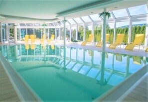 Indoor pool, a heated pool