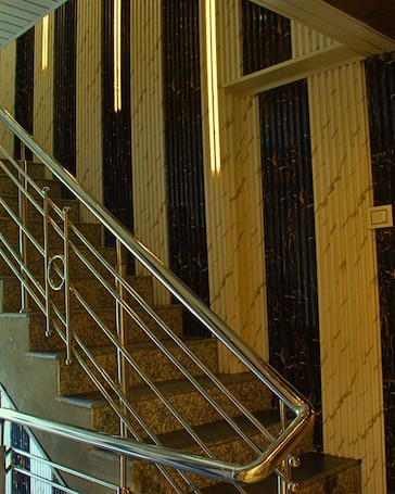 Staircase. GANGA RIVERFRONT ROOMS AND BANQUET