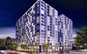 Façade de l’hébergement - soirée/nuit