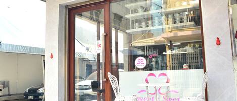 Majoituspaikan julkisivu