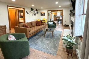 TV connectée, cheminée