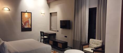 Grand Double Room, Garden View | 1 bedroom, iron/ironing board, free WiFi