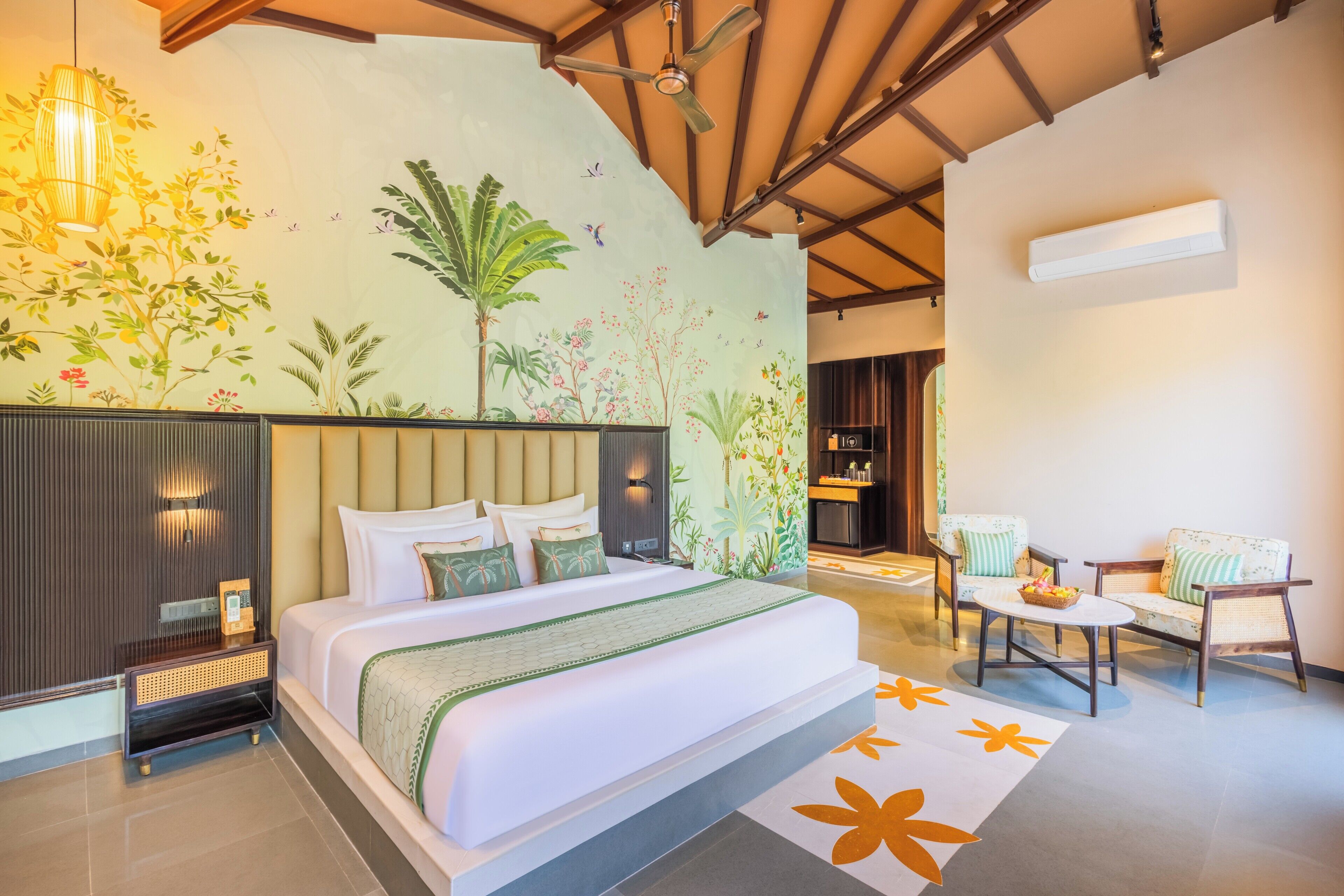 Chambre Double Majestueuse, vue jardin