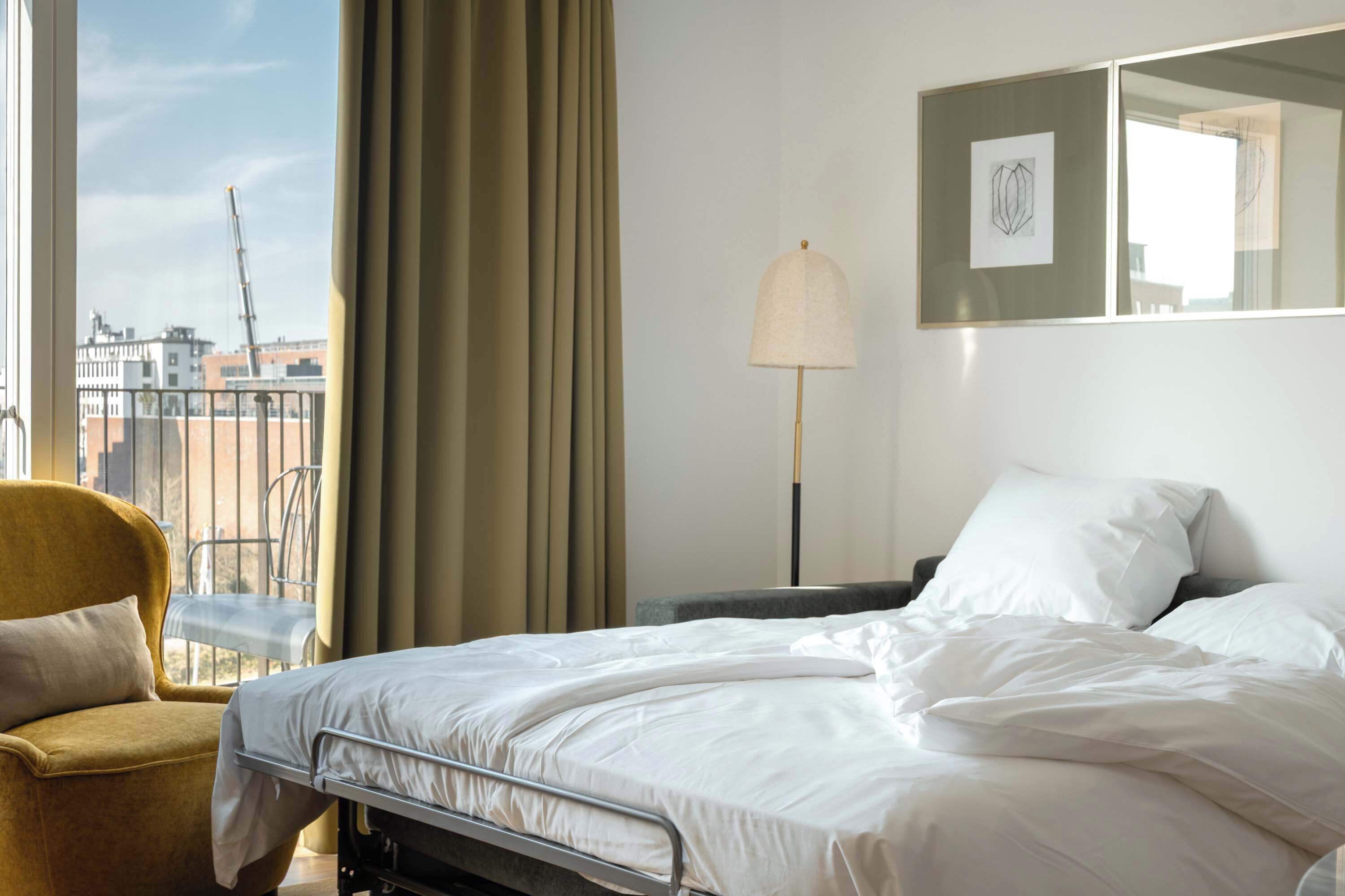 1 bedroom, iron/ironing board, travel crib, WiFi