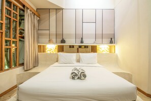 1 bedroom, iron/ironing board, free WiFi, bed sheets - Beautiful 1-BR Villa with Pool, 800m Echo beach (Kecamatan Mengwi)