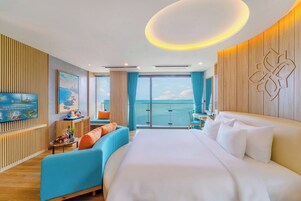 特色套房, 海洋景观 | 迷你吧、办公桌、免费 WiFi、床单