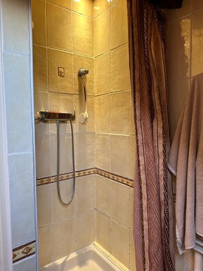 Shower, towels, soap - Rent Townhouse 2 bedrooms Doutre Saint Jacques Angers (Angers)