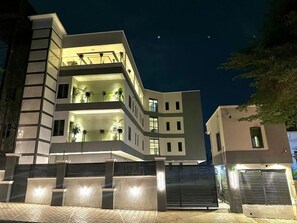 Façade de l’hébergement