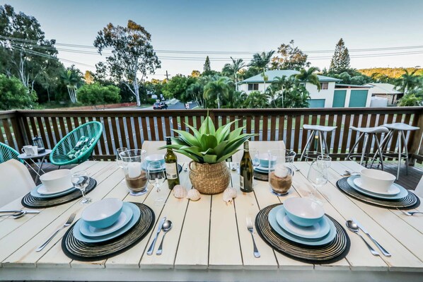 Outdoor dining