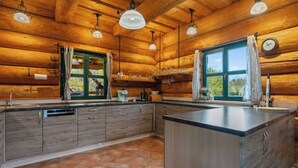 Microwave, oven, dishwasher, toaster - Stunning private villa for 12 guests with WIFI and patio (Dluhoště)