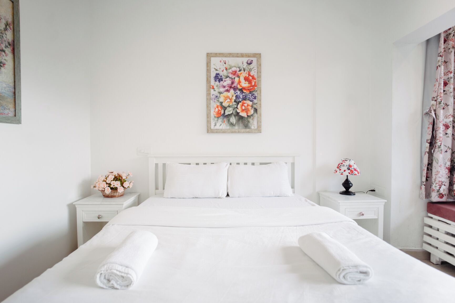 Tequila Sunset Oceanview 2BHK White | Desk, laptop workspace, free WiFi, bed sheets