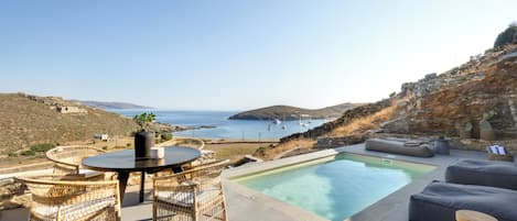 Signature Suite, 2 Bedrooms, Private Pool, Sea View | Terrace/patio