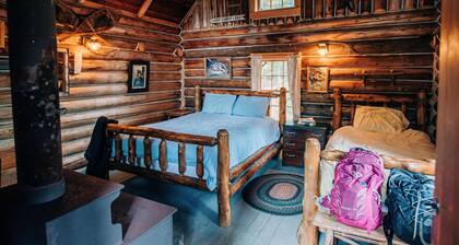 Cabin, Queen Bed, 1 Twin Bed and Shared Bathroom
