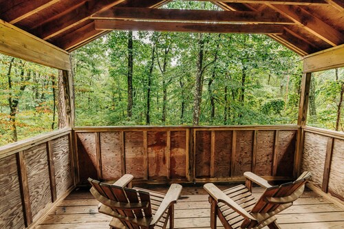 Cabin, Double Bed, 2 Bunks, Shared Bathroom