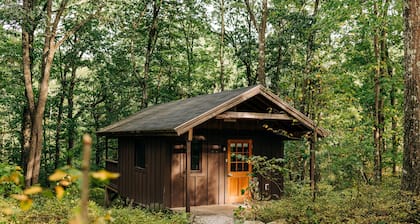 Cabin, Double Bed, 2 Bunks, Shared Bathroom