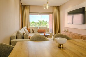 Smart TV - Luxury 2BD in Prestigia Jade : Pool & Golf View (Marrakech)